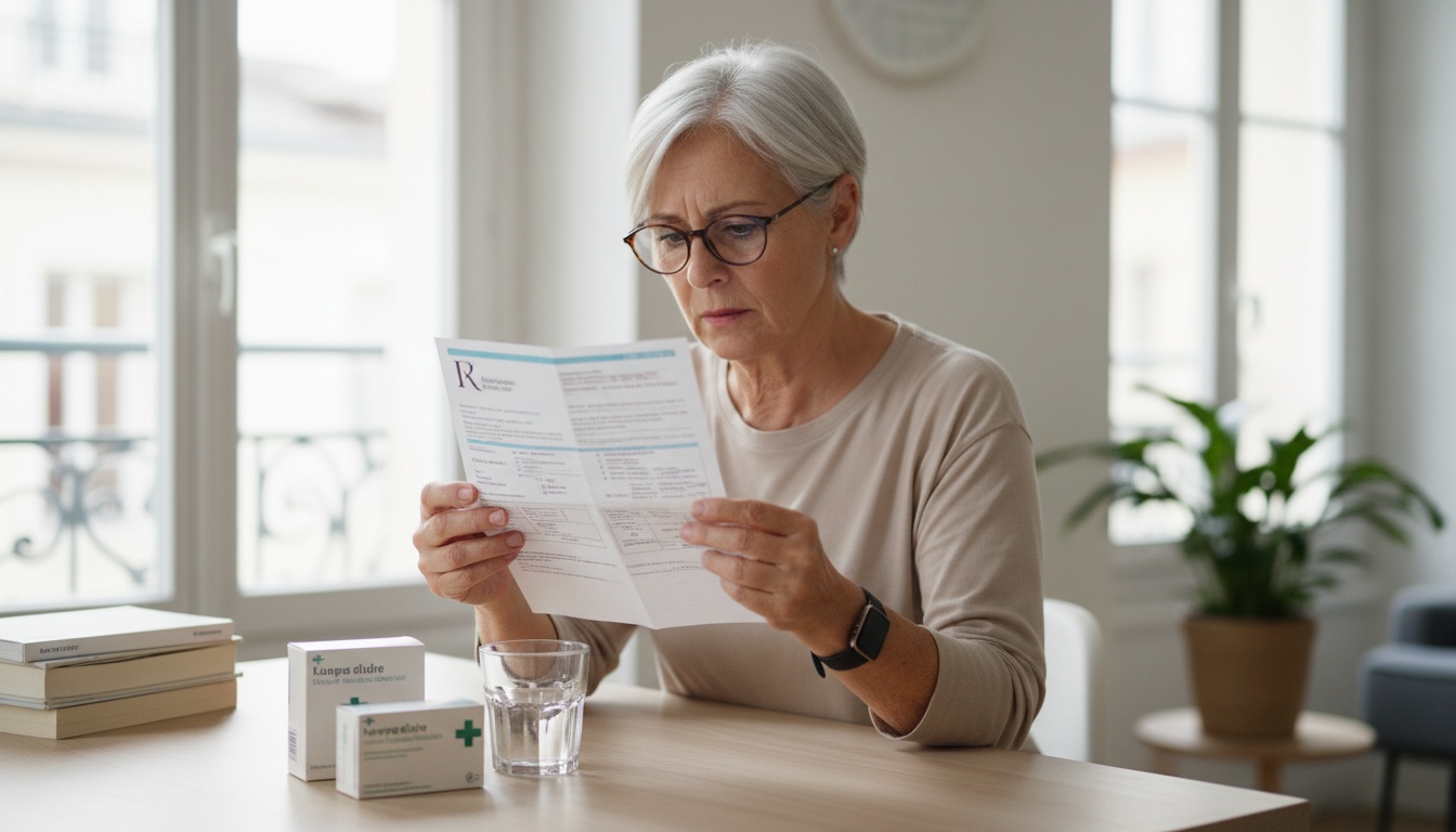 Une ordonnance médicale avec des médicaments