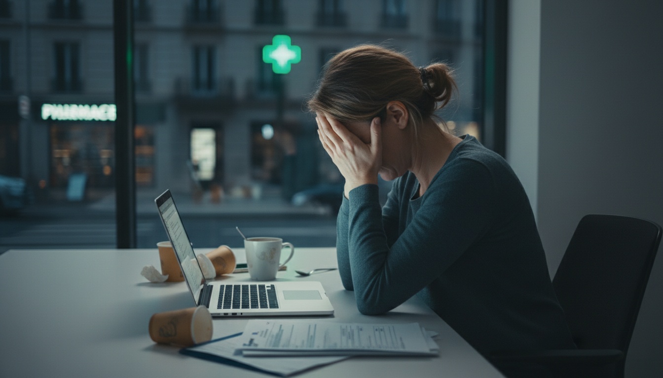 Illustration du burn-out professionnel